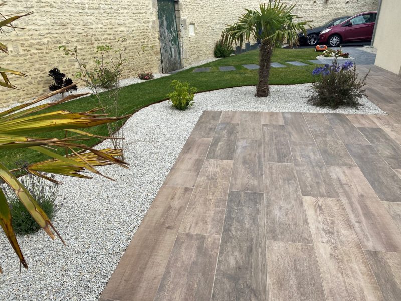 Terrasse en grés cérame_CleanPaysage_CAEN