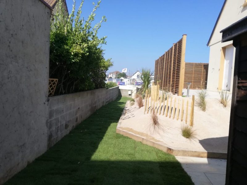 Clôture bois_CleanPaysage_CAEN