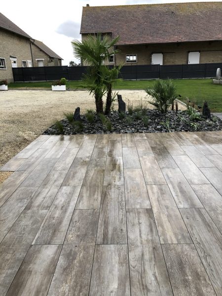Terrasse en grés cérame_CleanPaysage_CAEN